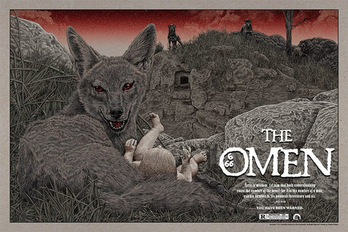 The Omen Variant Screenprinted Poster