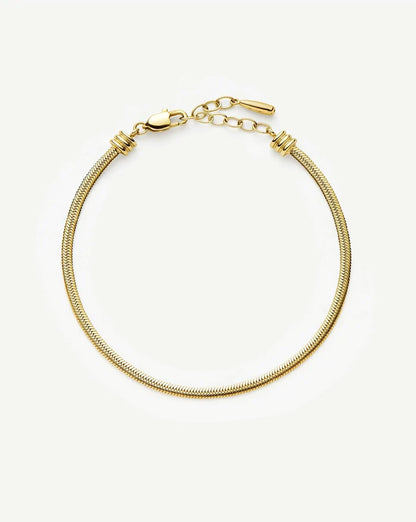Thin Snake Chain Bracelet | 18ct Gold Plated Bracelets Missoma