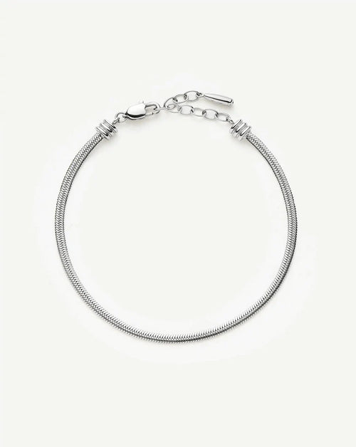 Thin Snake Chain Bracelet | Platinum Plated Bracelets Missoma