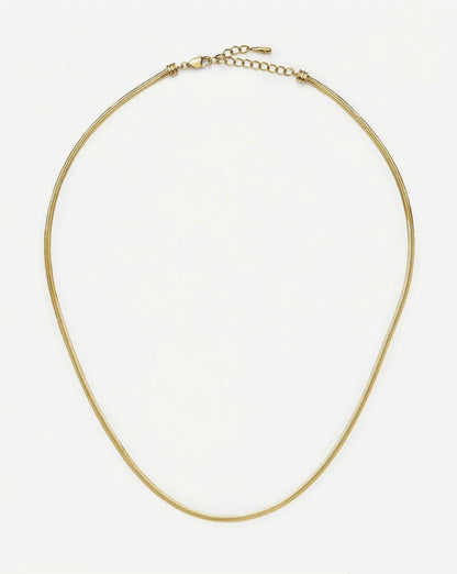 Thin Snake Chain Necklace | 18ct Gold Plated Necklaces Missoma