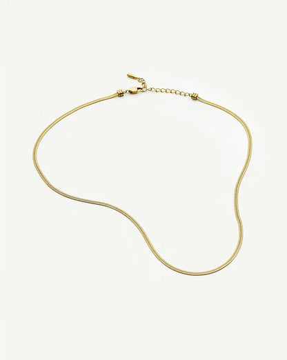 Thin Snake Chain Necklace | 18ct Gold Plated Necklaces Missoma