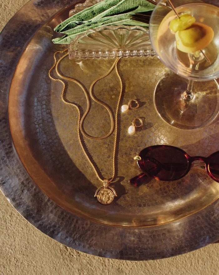 Thin Snake Chain Necklace | 18ct Gold Plated Necklaces Missoma