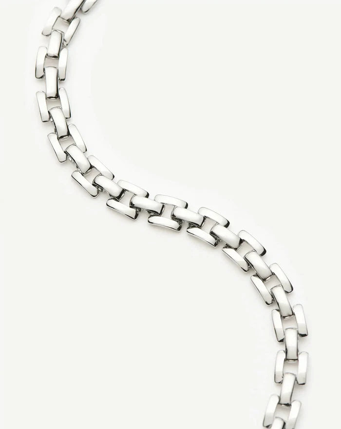 Timepiece Link Chain Bracelet | Platinum Plated Bracelets Missoma