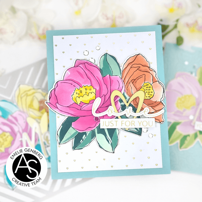 Tiny Hearts Hot Foil Plate