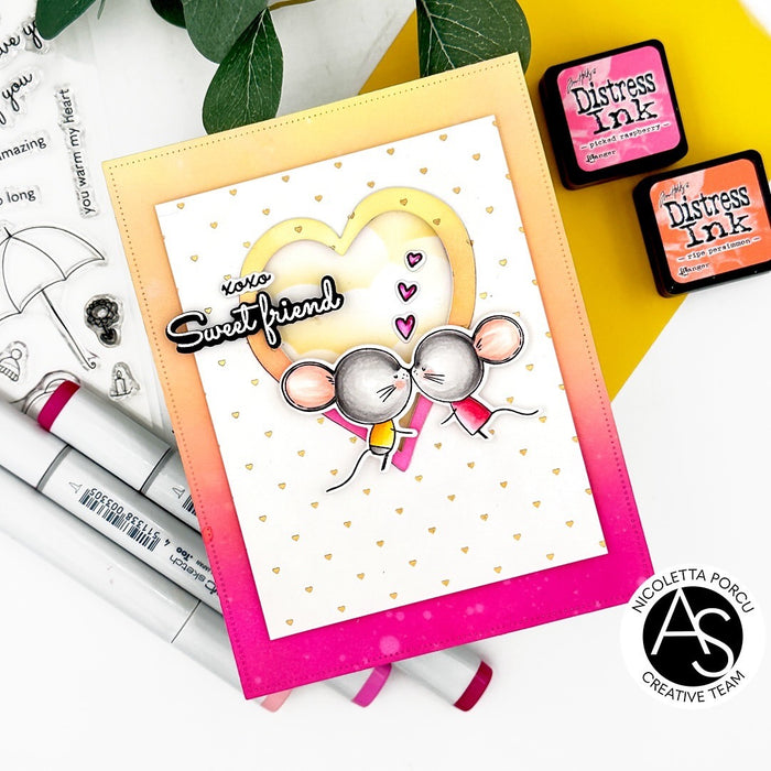 Tiny Hearts Hot Foil Plate