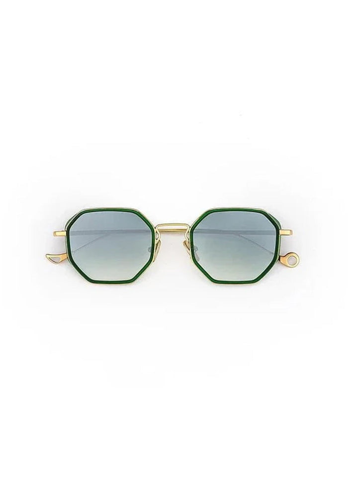Sunglasses Eyepetizer Tomasso 2 Transparent Green/Green Gradient Lenses O/S Apoella