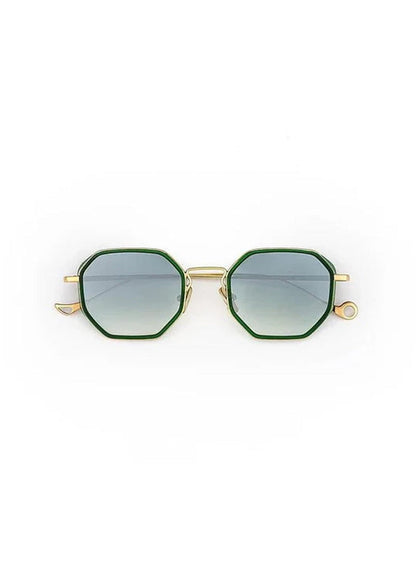 Sunglasses Eyepetizer Tomasso 2 Transparent Green/Green Gradient Lenses O/S Apoella