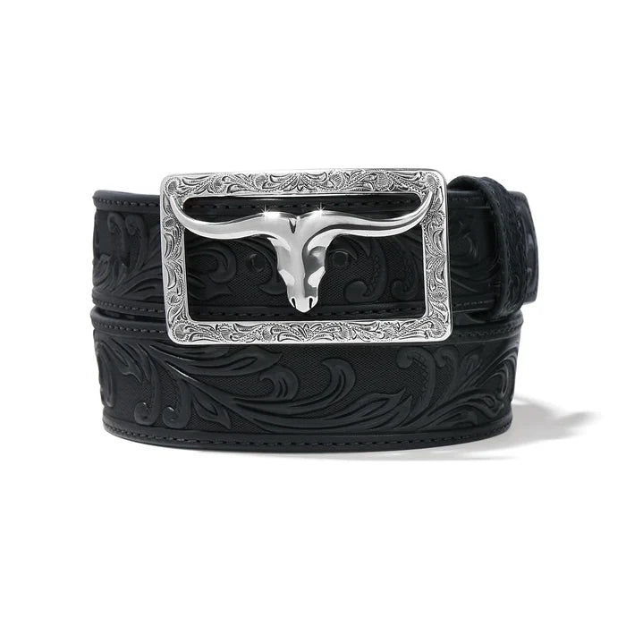 Tony Lama Men - Stockyard Western Belt (Black) C42853