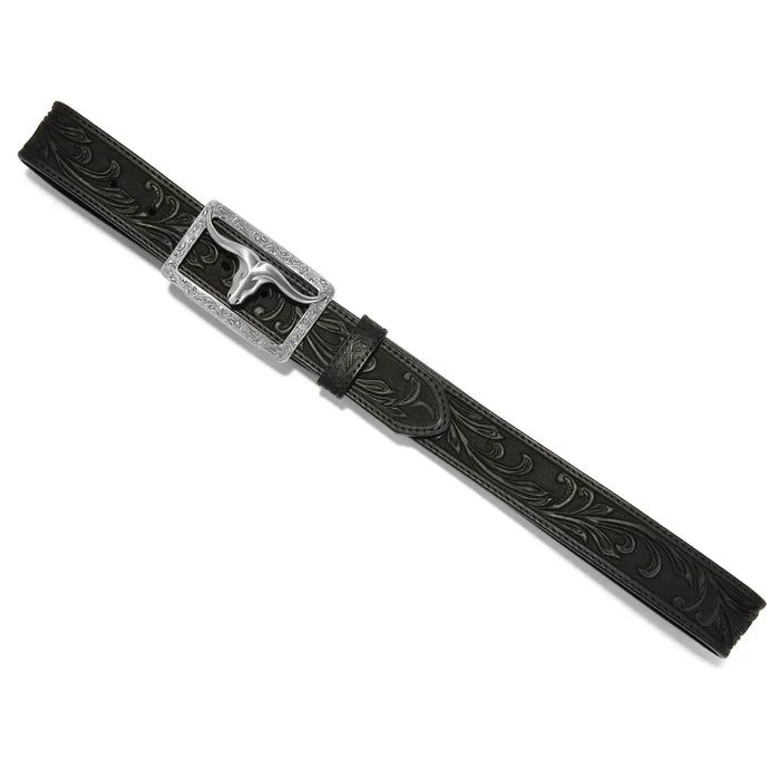Tony Lama Men - Stockyard Western Belt (Black) C42853