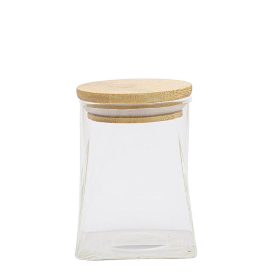 Torino Curved Borosilicate 910ml Canister - Clear