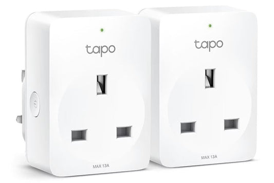 TP-Link Tapo Mini Smart Plug Energy Monitoring- 2-Pack