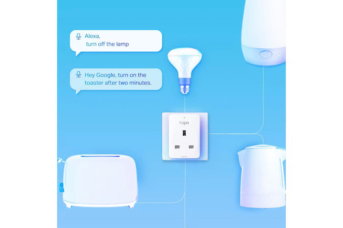 TP-Link Tapo Mini Smart Plug Energy Monitoring- 2-Pack
