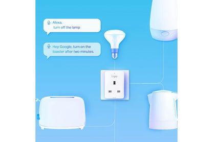 TP-Link Tapo Mini Smart Plug Energy Monitoring- 2-Pack