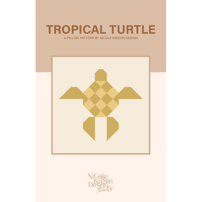 Tropical Turtle Pillow