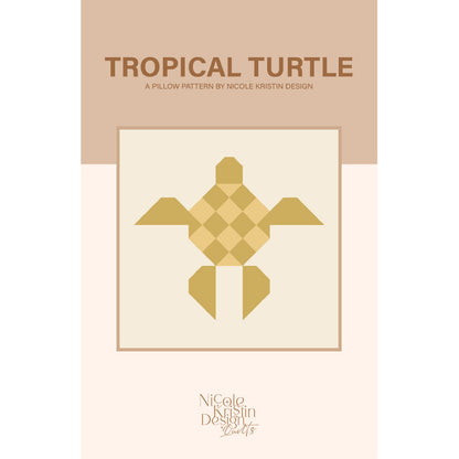 Tropical Turtle Pillow