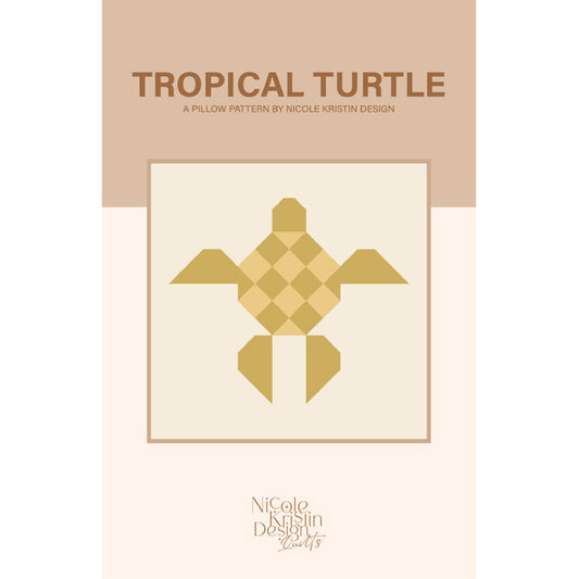 Tropical Turtle Pillow