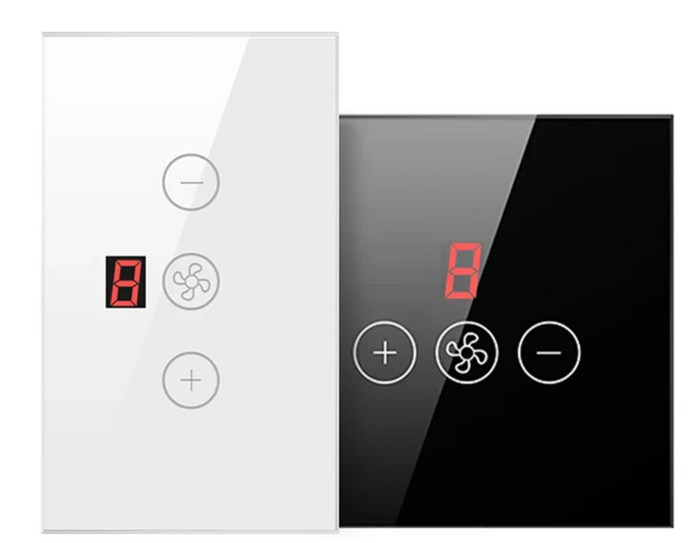 Modern fan speed control panels.