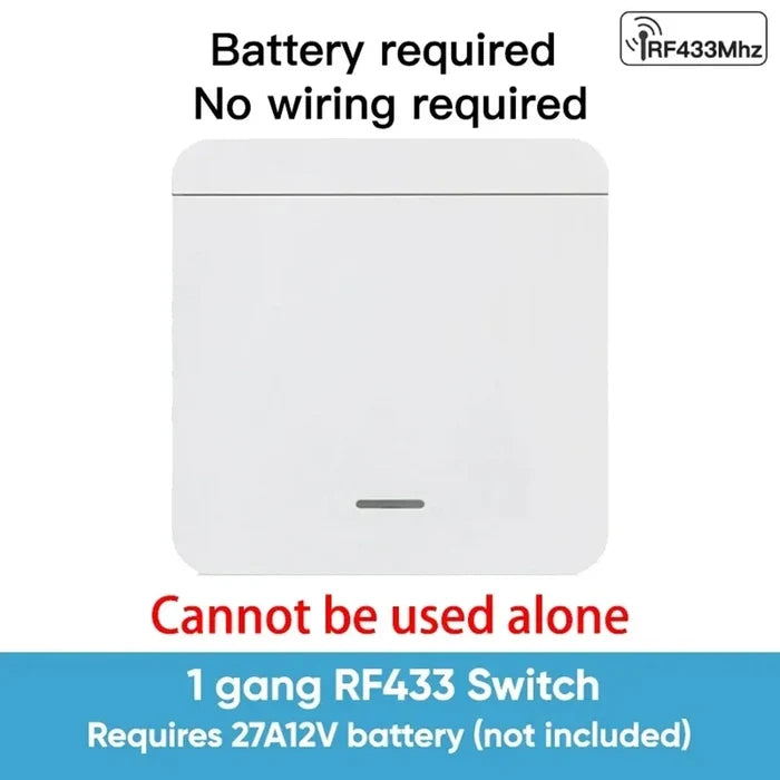 1gang RF433 remote