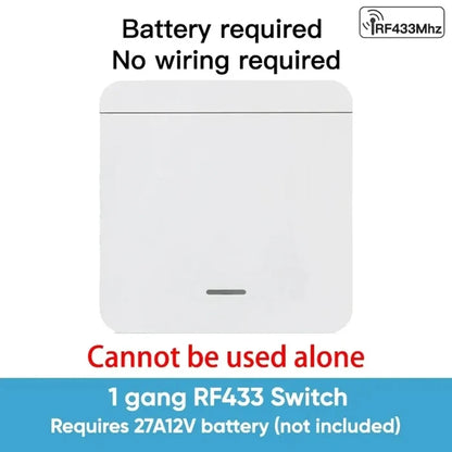 1gang RF433 remote