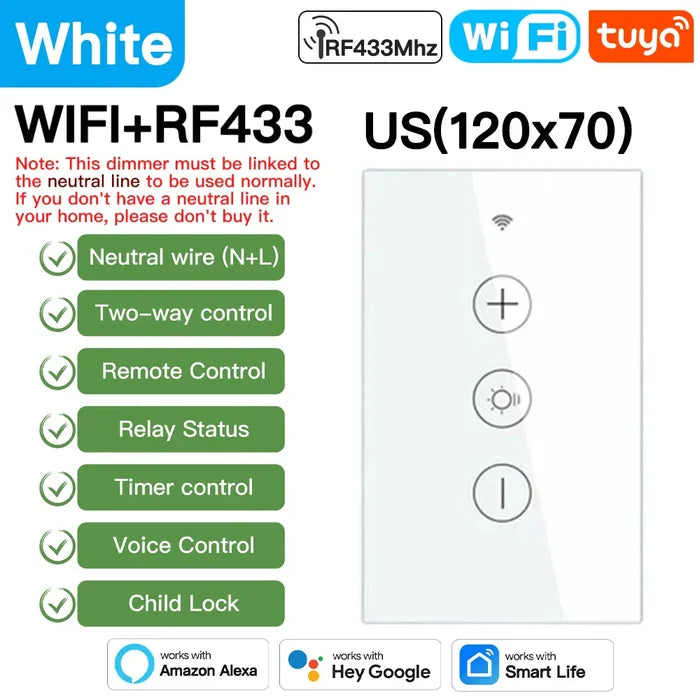 US White Dimmer N L