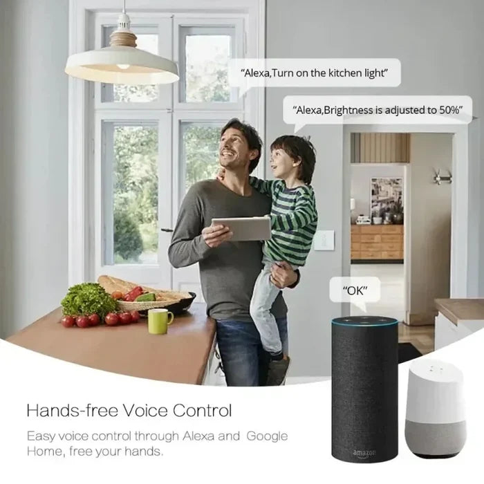 Smart home voice control devices.