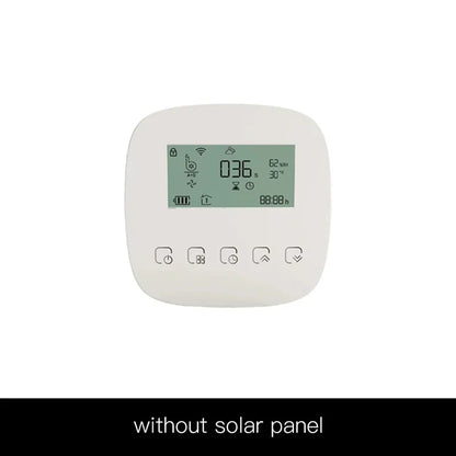 White digital thermostat.