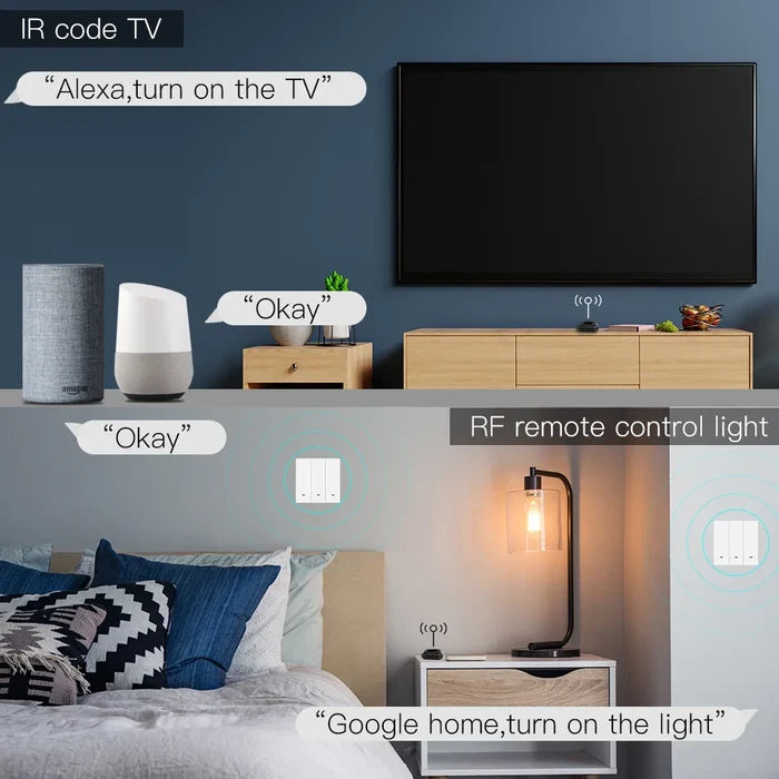 Smart home automation setup.