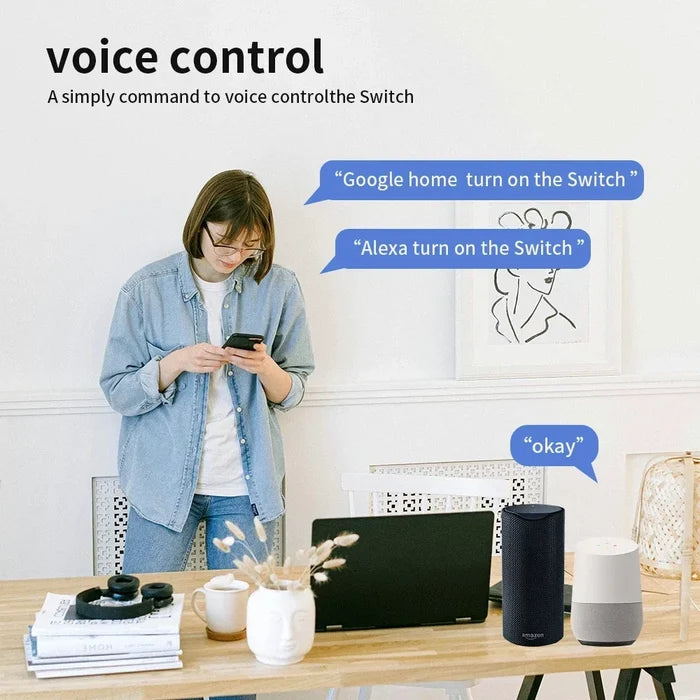 Smart home voice control advertisement.