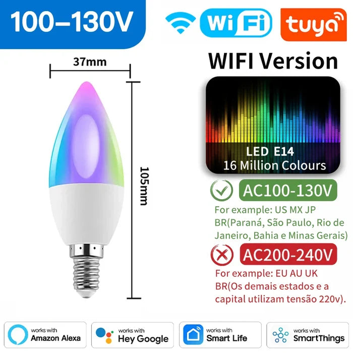 100-130V WIFI E14