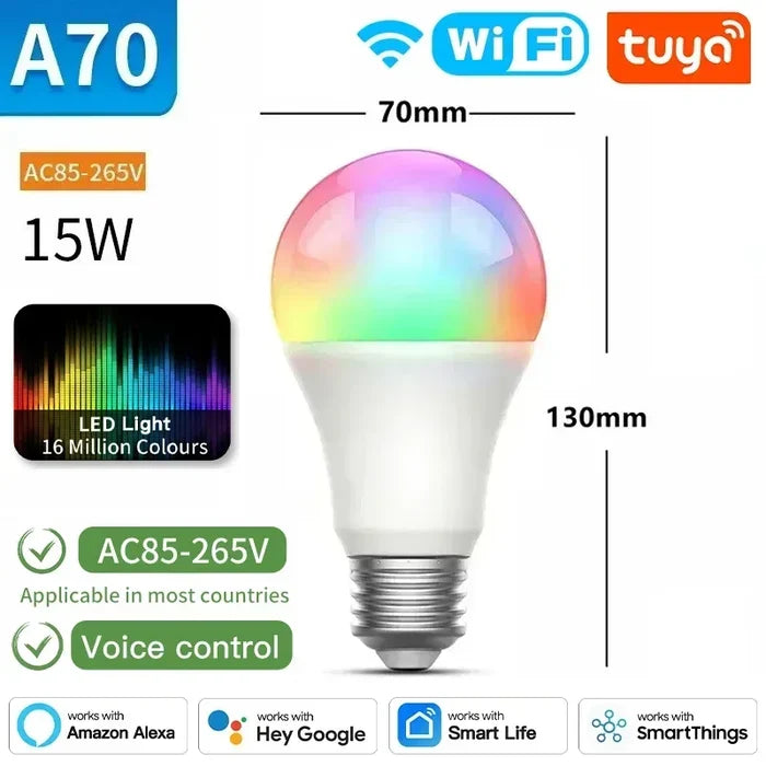 15W WIFI E27