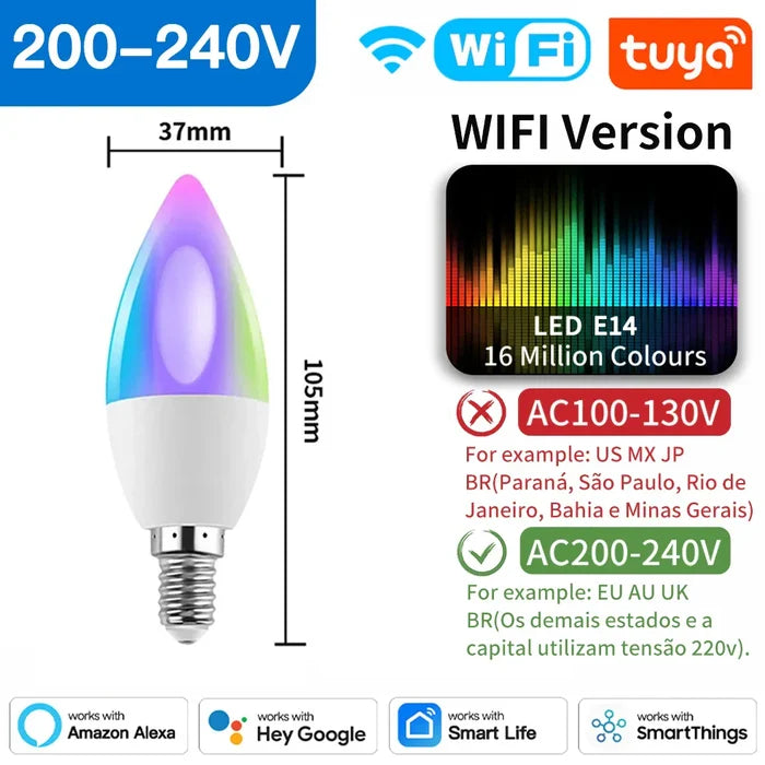 200-240V WIFI E14