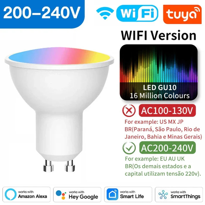 200-240V WIFI GU10