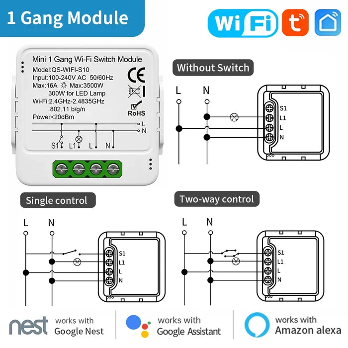 wifi 1gang light / 1 piece pack