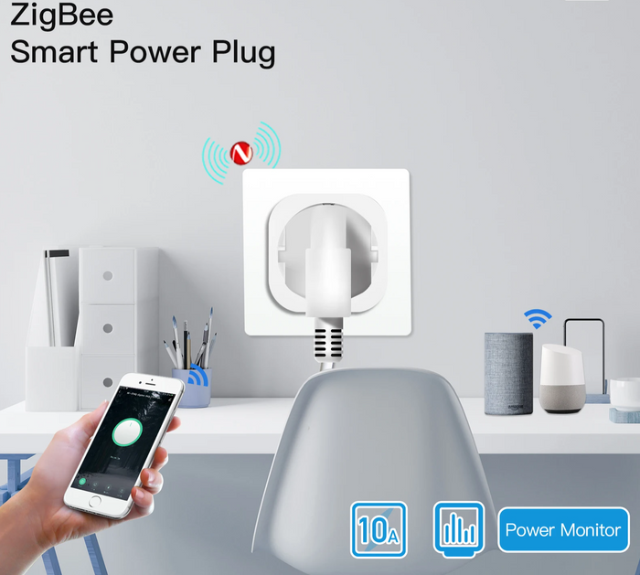 ZigBee smart power plug.