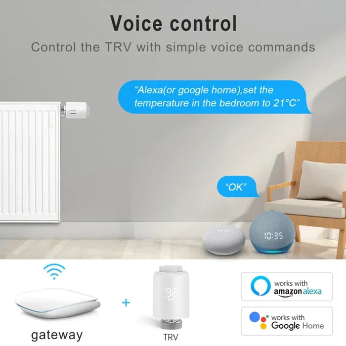 Smart radiator control system.