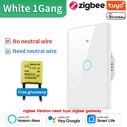 Zigbee White 1gang / TNCE