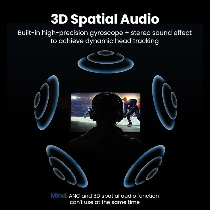 3D spatial audio technology advertisement.