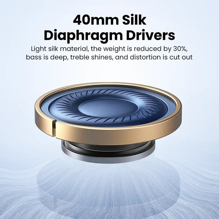 Headphone driver with silk diaphragm.