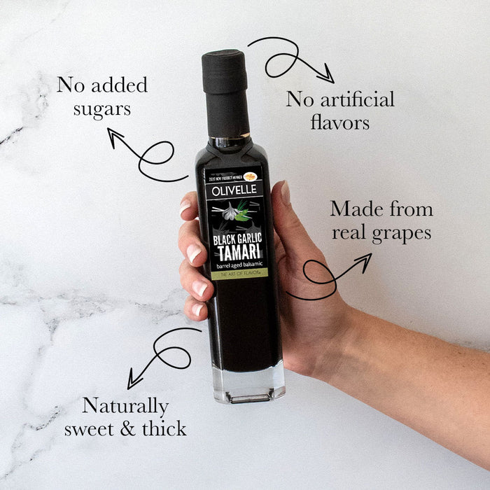 Black Garlic Tamari Barrel Aged Balsamic