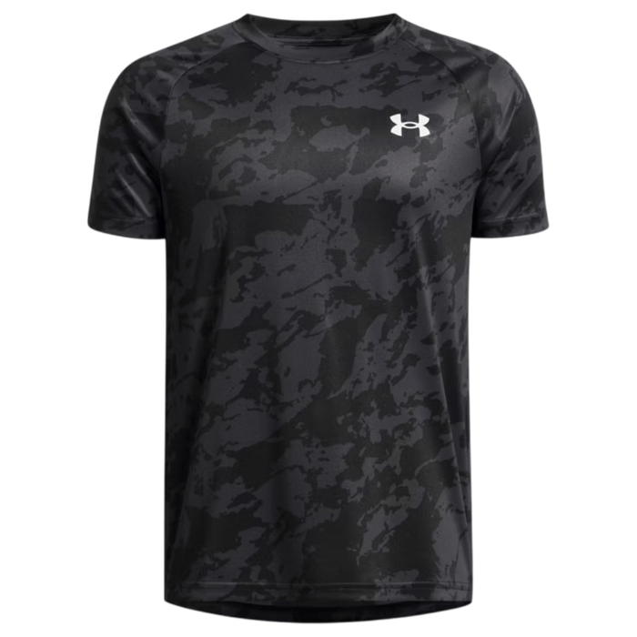 Under Armour Junior's 2 Piece Co Ord Set Black/Grey T-Shirt & Shorts