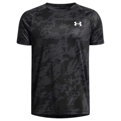 Under Armour Junior's 2 Piece Co Ord Set Black/Grey T-Shirt & Shorts