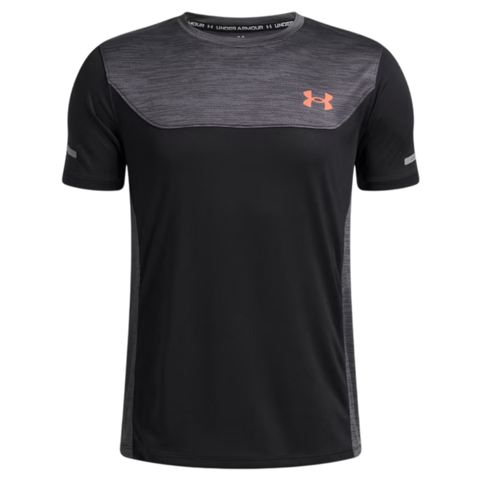Under Armour Junior's 2 Piece Co Ord Set Black/Red/Pink T-Shirt & Shorts