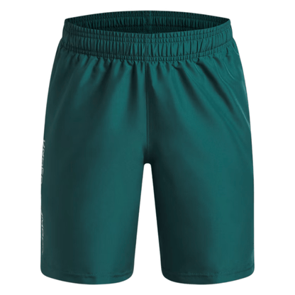 Under Armour Junior's 2 Piece Co Ord Set Dark Green T-Shirt & Shorts