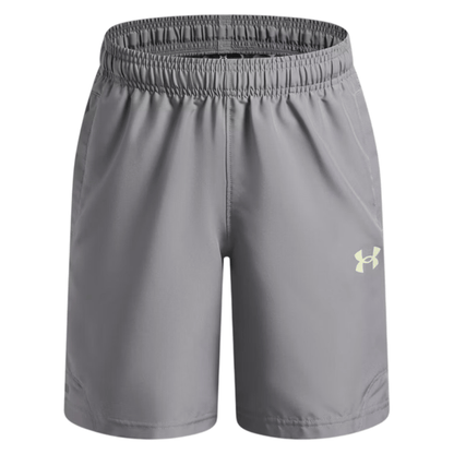 Under Armour Junior's 2 Piece Co Ord Set Green/Grey T-Shirt & Shorts