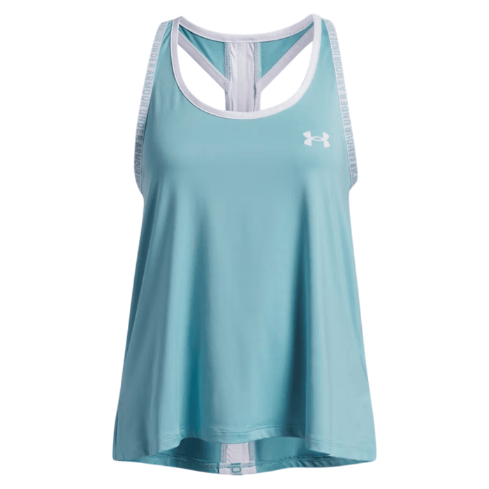 Under Armour Junior's 2 Piece Co Ord Set Light Blue/Mint T-Shirt & Shorts