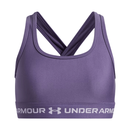Under Armour Junior's 2 Piece Co Ord Set Purple T-Shirt & Shorts