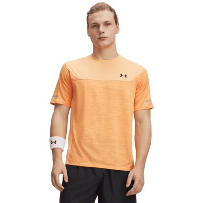 Under Armour Men's 2 Piece Co Ord Set Orange/Grey T-Shirt & Shorts