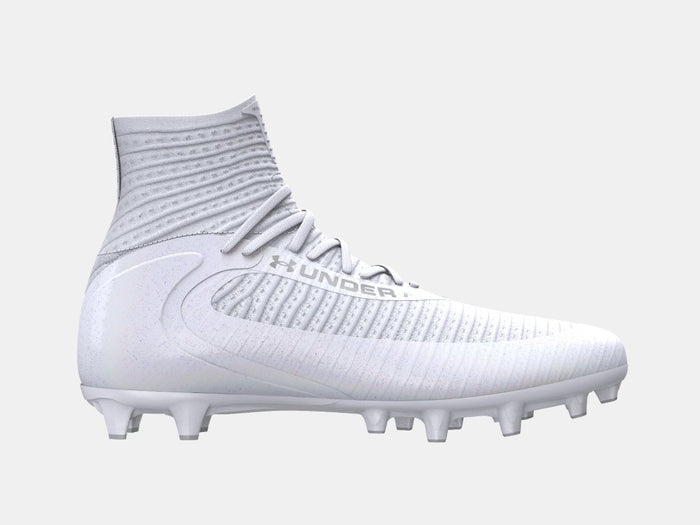 Under Armour Men's UA Highlight MC 2.0 Footwear Under Armour White/White/Metallic Silver-100 8