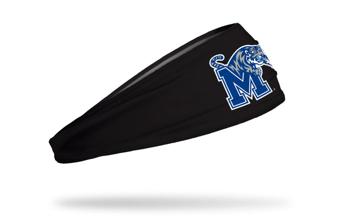 University of Memphis: Logo Black Big Bang Lite Headband - View 2