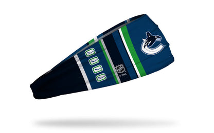 Vancouver Canucks: Bar Down Big Bang Lite Headband - View 2